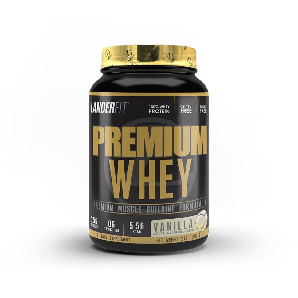 Landerfit - Premium Whey - Vainilla - 2 LB