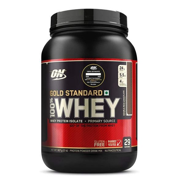 Optimum Nutrition - 100% Whey Gold Standard - Double Rich Chocolate - 2 LB