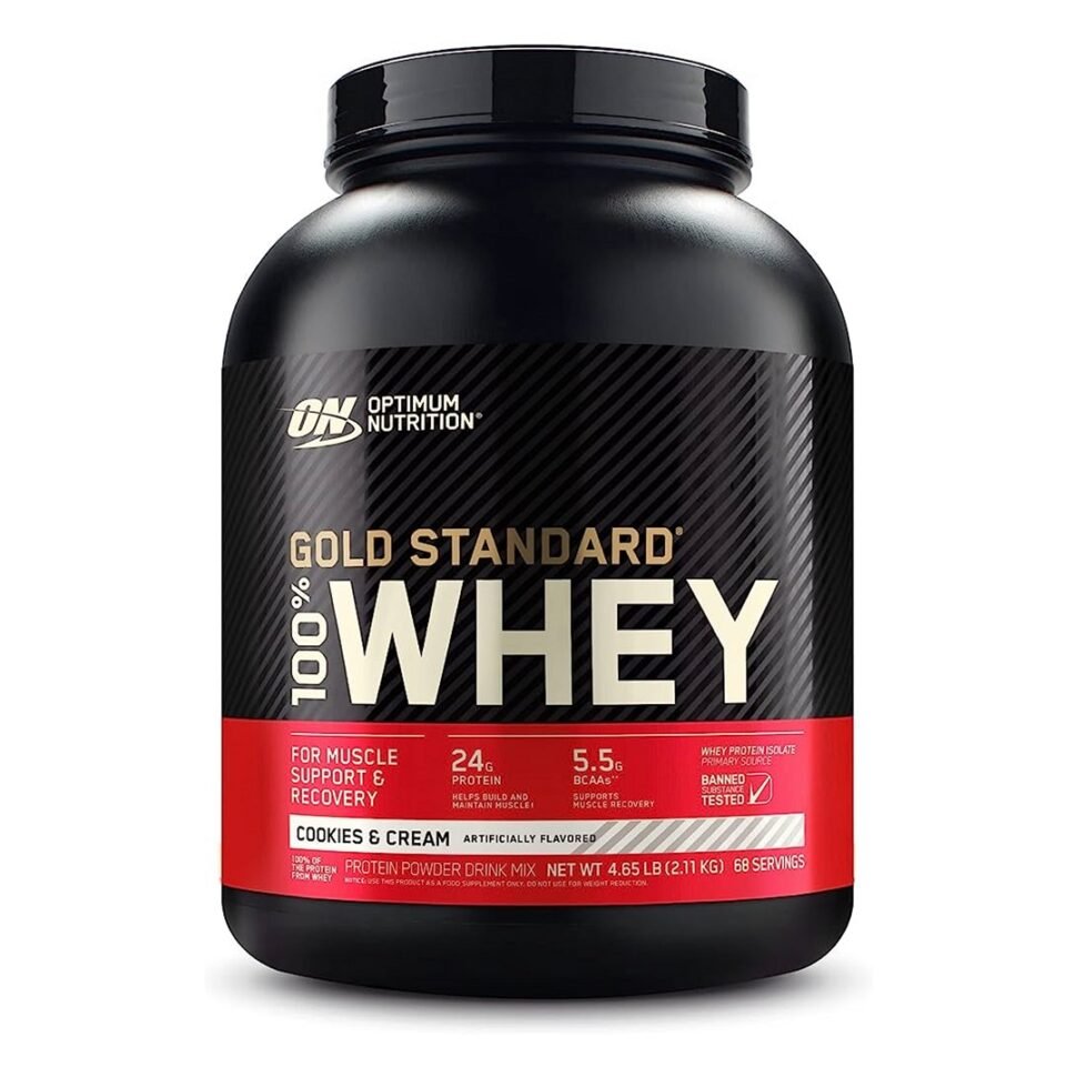 Optimum Nutrition - Gold Standard 100% Whey - Cookies and Cream - 5 LB