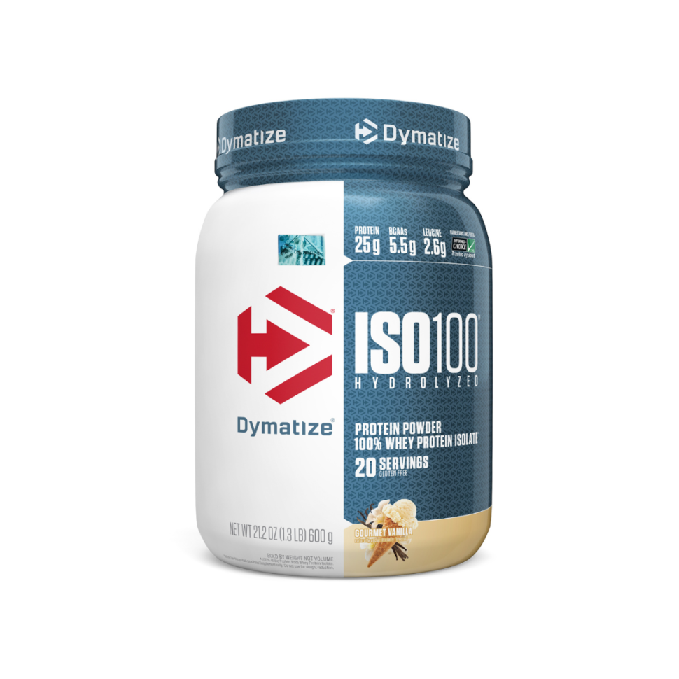 ISO100 GOURMET VAINILLA DYMATIZE 2LBS  X 20 SERVICIOS