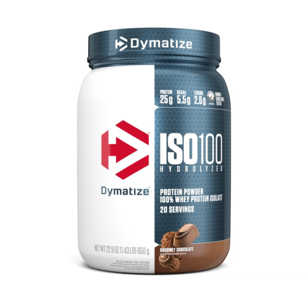 ISO100 CHOCOLATE GOURMET DYMATIZE 2LBS  X 20 SERVICIOS