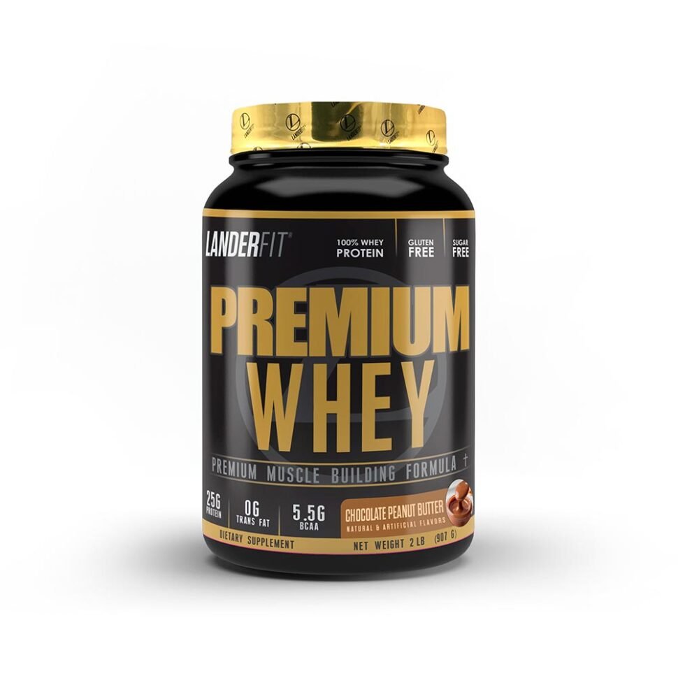 LANDERFIT - PREMIUM WHEY - CHOCOLATE PEANUT BUTTER - 2 LB