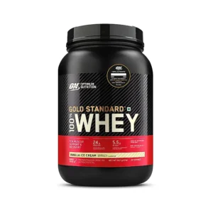 Optimum Nutrition - Gold Standard 100% Whey - Vanilla Ice Cream - 2 LB